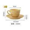 雑貨 ins新作人気 コーヒーカップ マグカップ 水カップ 韓国風 陶磁器 家庭用 2点セット